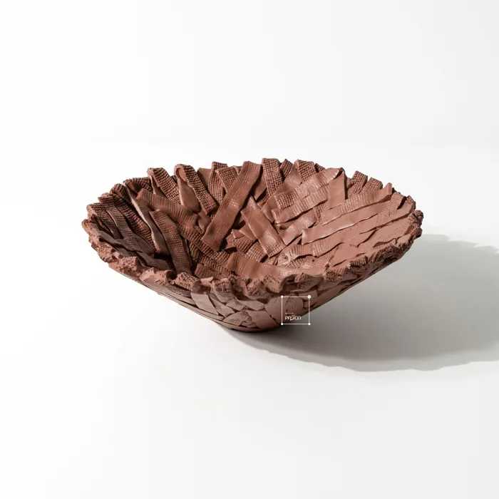 Khay Decor Hình Dãi Lụa Xếp Cách Điệu