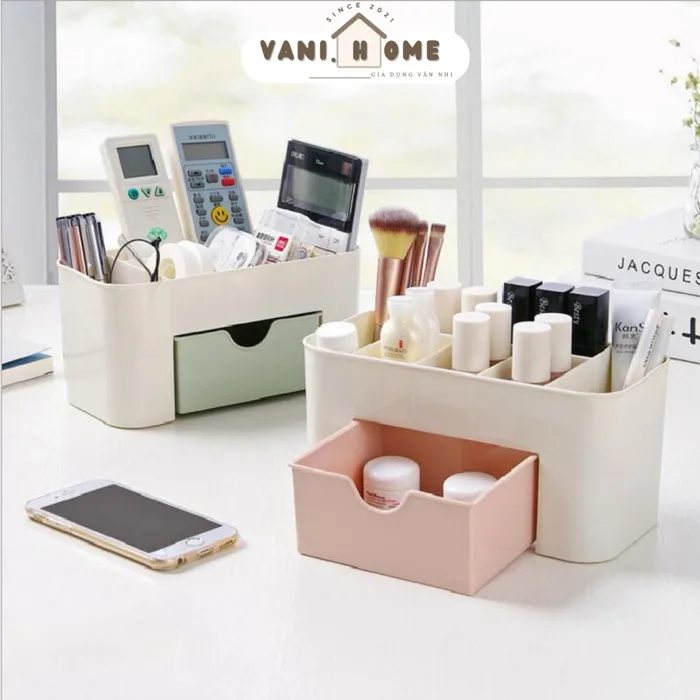 Khay đựng mĩ phẩm nhiều ngăn (được chọn màu) - Kệ nhựa đựng mỹ phẩm nhiều  ngăn có ngăn kéo đa năng decor bàn trang điểm | Shopee Việt Nam