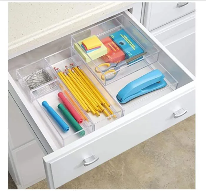 Hộp mica không nắp Enter, Khay chia ngăn kéo hộc tủ, Acrylic Holder