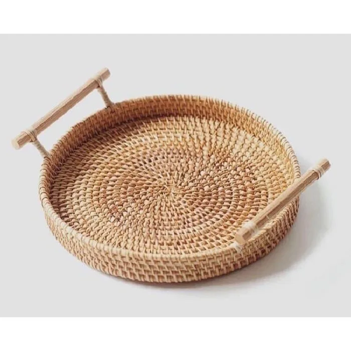 Khay Mây Tre, Khay Đựng Hoa Quả, Khay Decor, Khay Trà - Oreka.vn