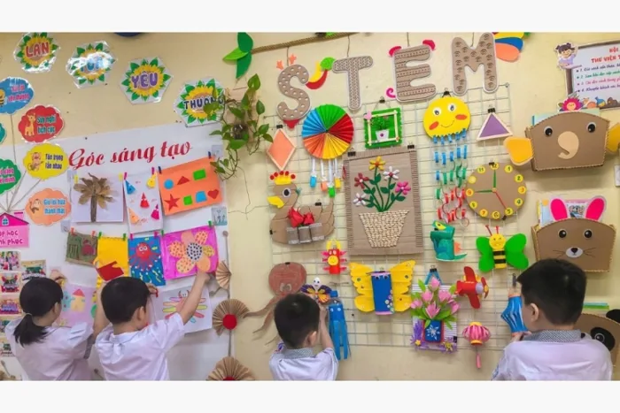 Gợi ý hình ảnh trang trí lớp học thân thiện cho lớp tiểu học