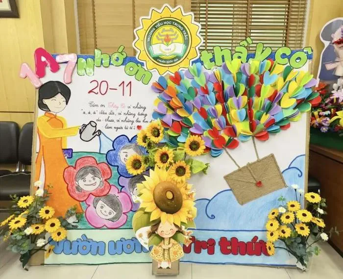 Gợi ý cách trang trí lớp học 20/11 mừng Ngày Nhà giáo Việt Nam
