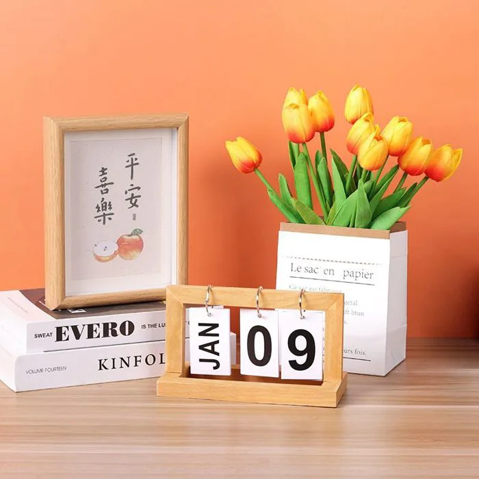 Lịch gỗ để bàn decor xinh xắn | Biến góc làm việc thêm cảm hứng – My Home -  Tiệm Decor