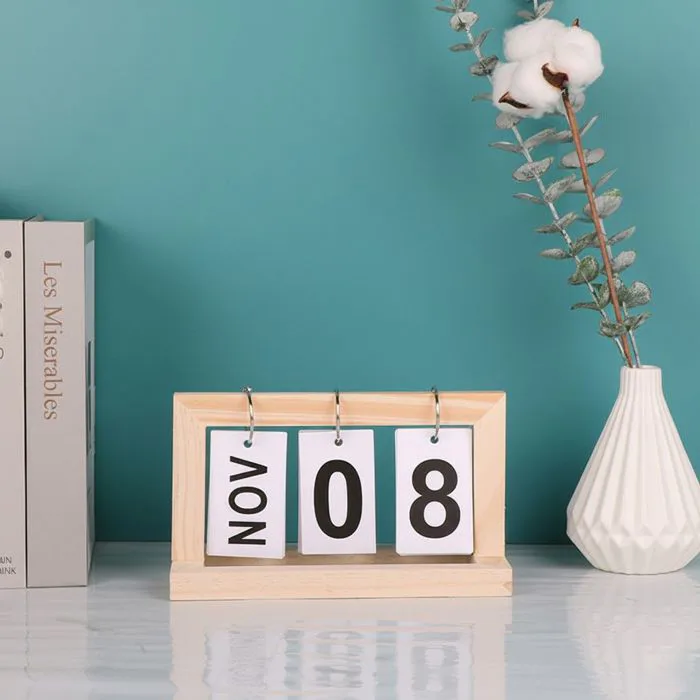 Lịch gỗ để bàn decor xinh xắn | Biến góc làm việc thêm cảm hứng – My Home -  Tiệm Decor
