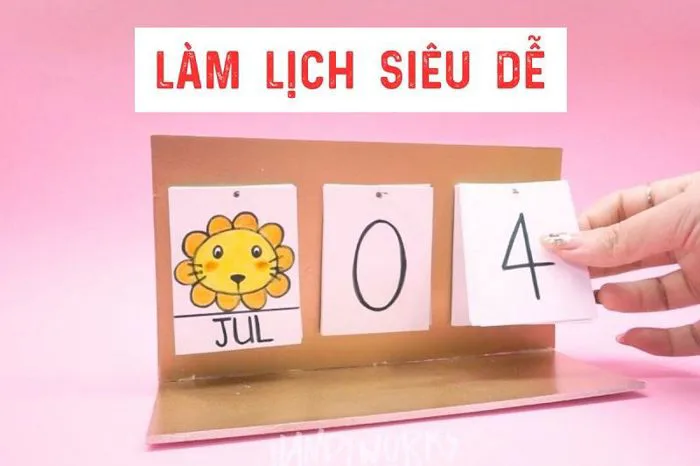 Cách làm lịch để bàn 2026 siêu dễ thương | 4 bước đơn giản Cách làm lịch để bàn 2026 siêu dễ thương | 4 bước đơn giản