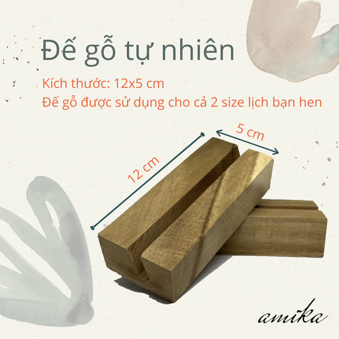 Đế gỗ tự nhiên trang trí bàn học (đựng lịch để bàn, giấy ghi chú size A5, A6...) Đế gỗ tự nhiên trang trí bàn học (đựng lịch để bàn, giấy ghi chú size A5, A6...)