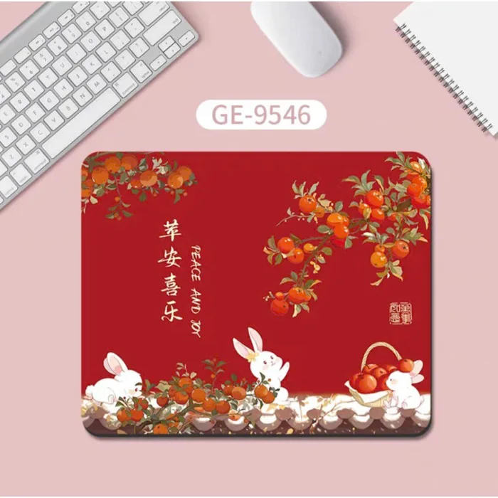 Lót Chuột Cute Mèo Như Ý – Deskmat Mini, Mousepad size nhỏ Dễ Thương Decor  Bàn Học
