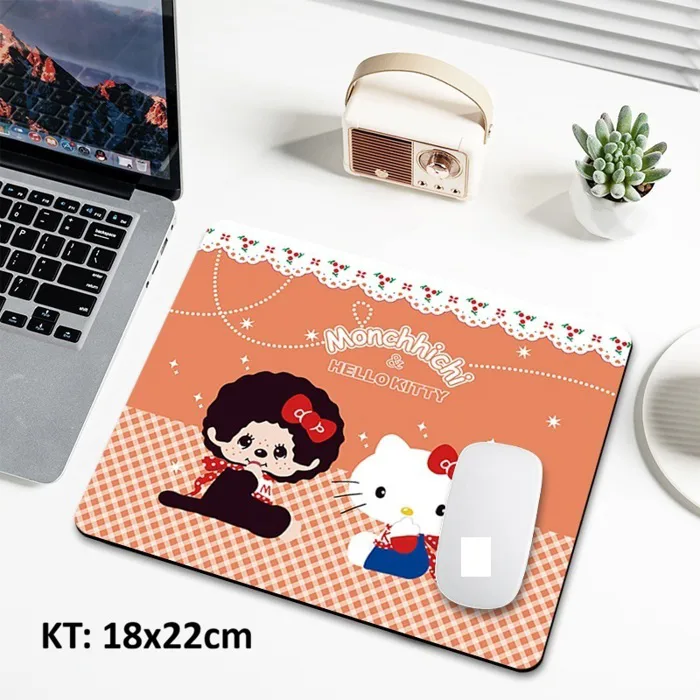 Tấm lót chuột size 18x22cm chủ đề Kitty chăm chỉ, decor bàn học bàn làm việc  TINI LCKI2 | Shopee Việt Nam