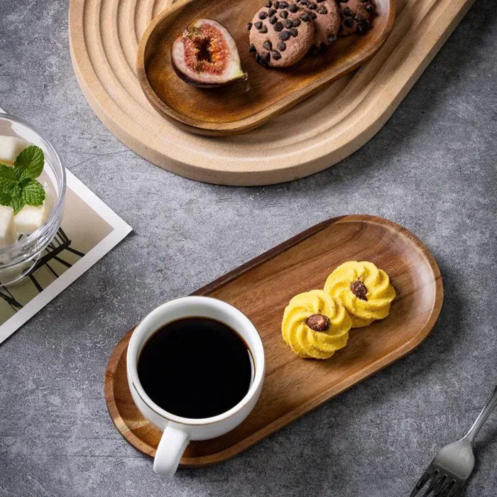 Khay gỗ, Lót Ly Gỗ Keo Nhiều Kích Thước - Nhật Minh Decor