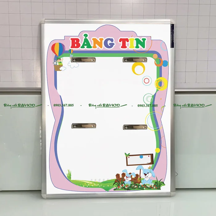 Bảng Tin Mầm Non (M05) - Bảng Treo Tường I Freeship Tại TP.HCM