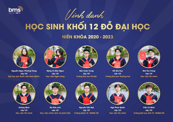 VINH DANH HỌC SINH K12 THPT BAN MAI GHI DANH TRÊN BẢNG VÀNG ĐẠI HỌC - Ban Mai School VINH DANH HỌC SINH K12 THPT BAN MAI GHI DANH TRÊN BẢNG VÀNG ĐẠI HỌC - Ban Mai School