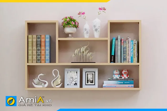 Kệ sách treo tường nhỏ gọn thiết kế thông minh AmiA KS212 Kệ sách treo tường nhỏ gọn thiết kế thông minh AmiA KS212