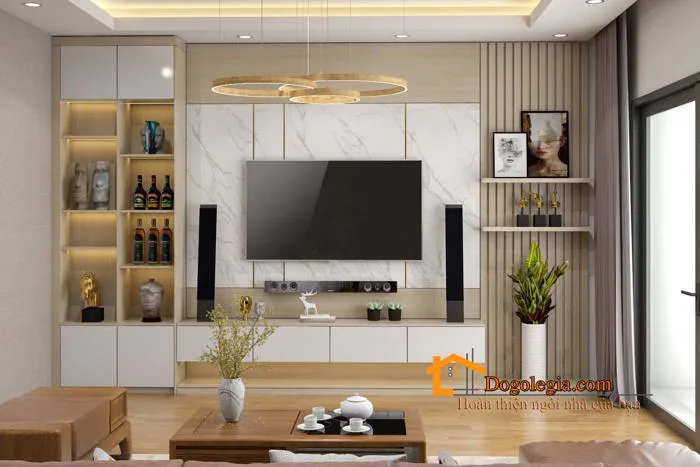 Mẫu Kệ Tivi Phòng Khách Gỗ Công Nghiệp Hiện Đại: Sự Lựa Chọn Hoàn Hảo Cho  Không Gian Phòng Khách