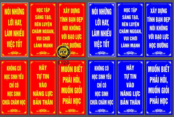 Pano khẩu hiệu khuôn viên trường học file corel | VIPcorel.com - Thư viện  mẫu thiết kế đồ họa CorelDRAW (CDR).