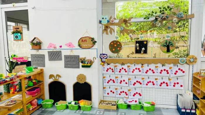 Gợi ý 60+ ý tưởng trang trí lớp học mầm non đẹp, sáng tạo