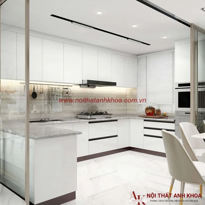 Mẫu Tủ Bếp Đẹp Gỗ MDF Chống Ẩm Hiện Đại Sang Trọng Mẫu Tủ Bếp Đẹp Gỗ MDF Chống Ẩm Hiện Đại Sang Trọng