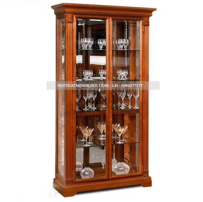 Tủ Để Rượu Hiện Đại Cao Cấp Gỗ Gõ Đỏ - TR205