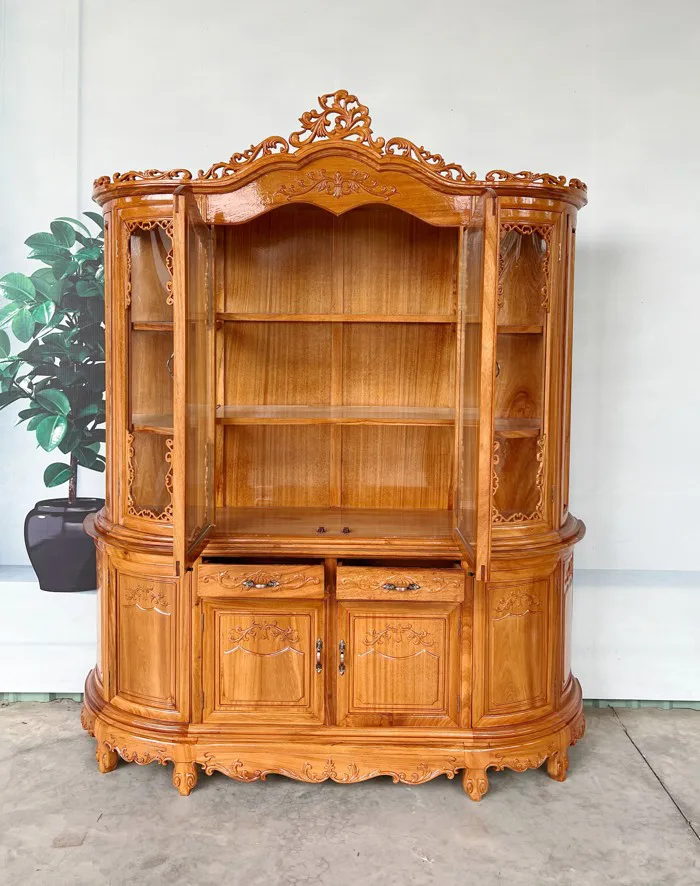 Mẫu tủ rượu đẹp - Tủ rượu gỗ Gõ - Phúc Tiến An