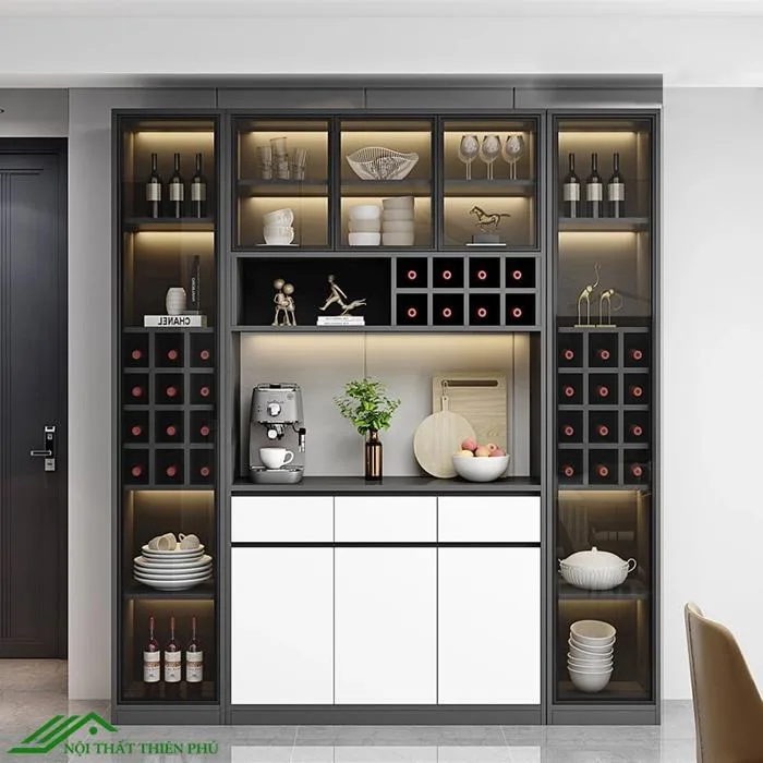 Mẫu tủ rượu đẹp hiện đại ấn tượng - TR 23