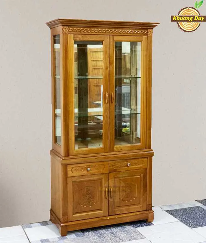 Tủ rượu gỗ tự nhiên đẹp, chất lượng tại TPHCM