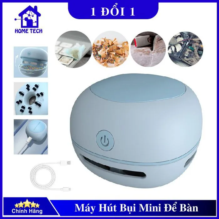 Máy hút bụi mini cầm tay không dây sạc USB, hút bụi bàn học, bàn phím máy  tính, đồ gia dụng