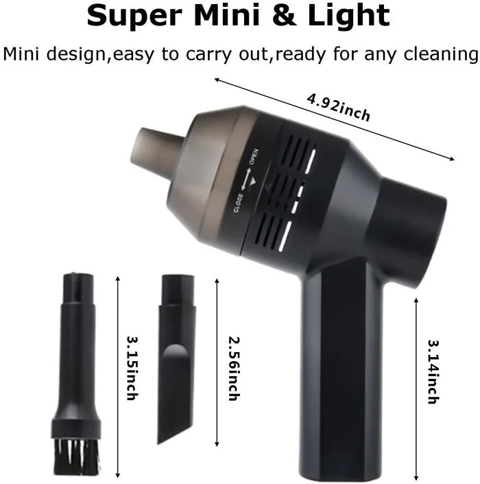 Máy hút bụi cầm tay mini vệ sinh bàn phím máy tính, thiết bị điện tử