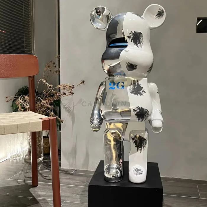 Tượng Gấu Mô Hình Bearbrick 2G 80cm – Cá Heo Decor