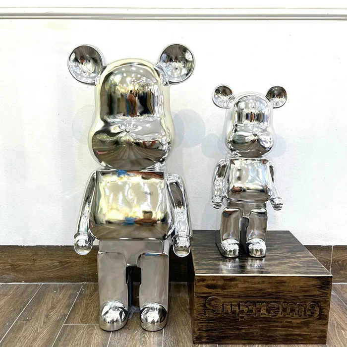 Tượng gấu mô hình trưng bày Bearbrick BlingTU038 | Nội Thất Hữu Bằng