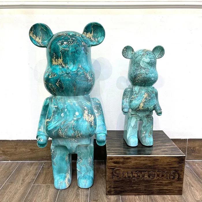 Tượng gấu mô hình trưng bày Bearbrick BlingTU038 | Nội Thất Hữu Bằng