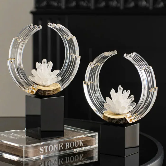 Mô Hình Decor Vầng Trăng Tinh Thể Tác Phẩm Nghệ Thuật Độc Đáo Mô Hình Decor Vầng Trăng Tinh Thể Tác Phẩm Nghệ Thuật Độc Đáo