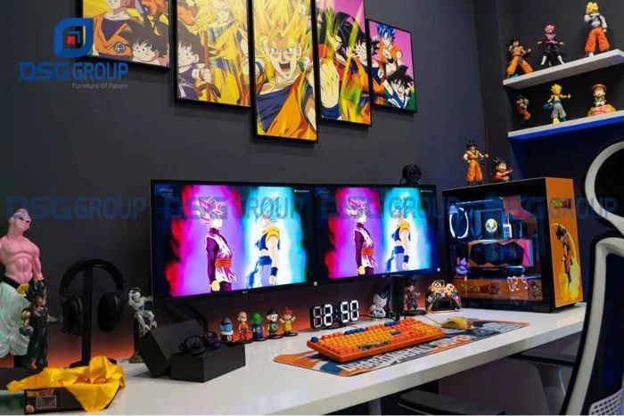10+ tips decor bàn làm việc gaming đẹp, chất
