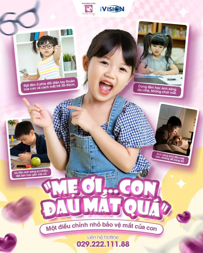 Điều chỉnh ánh sáng góc học tập – Bí quyết đơn giản giúp bảo vệ mắt cho trẻ Điều chỉnh ánh sáng góc học tập – Bí quyết đơn giản giúp bảo vệ mắt cho trẻ