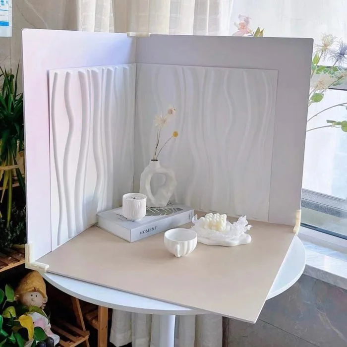 Tấm Nền Vân Nổi 50x50cm Vân 3D, Phông Chụp Ảnh Trang Sức, Thời Trang, – LAM  DECOR
