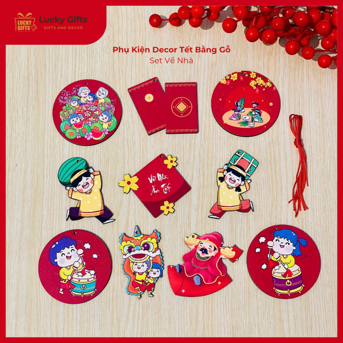Phụ kiện decor – Xưởng Hộp Gỗ - Quà Tết Doanh Nghiệp | LuckyGifts.vn