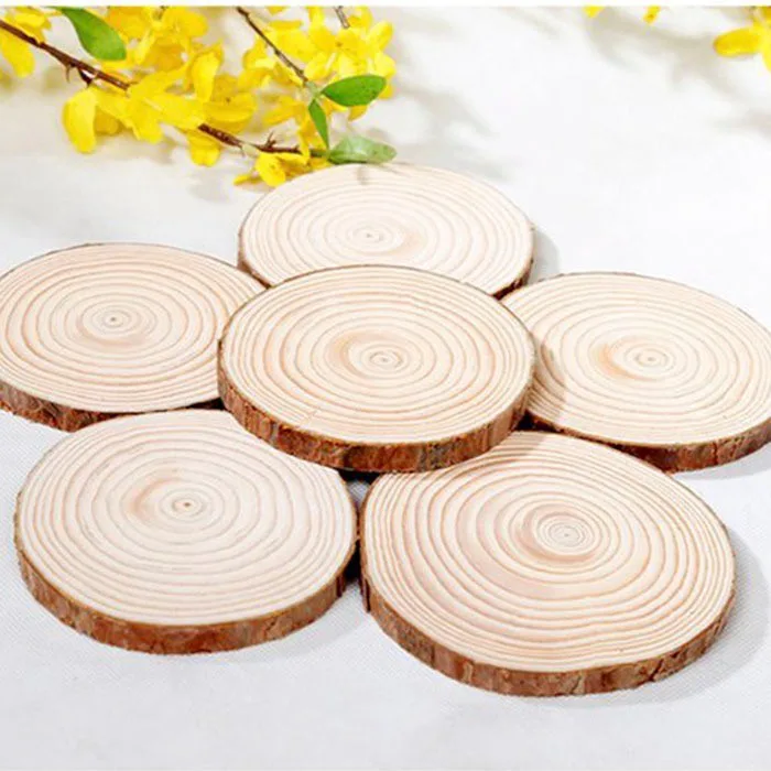Đế gỗ nến thơm, lót cốc ly đường kính 10cm, dụng cụ phụ kiện decor chụp