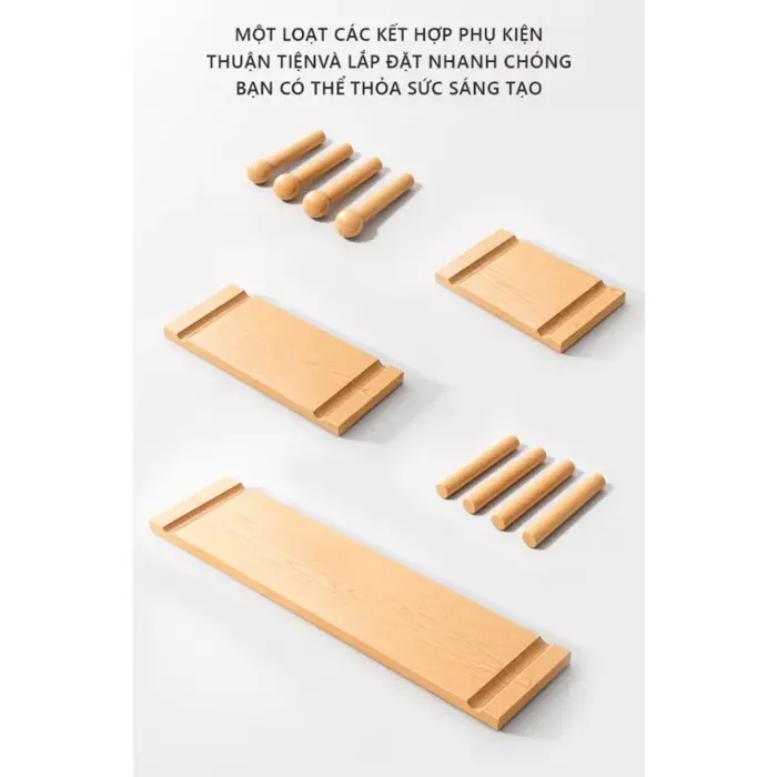 Bảng lỗ PEGBOARD Gỗ treo tường có phụ kiện đi kèm decor trang trí bàn làm việc, phòng ngủ - SP295 | Lazada Việt Nam