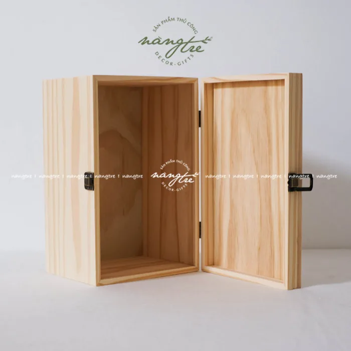 Hộp gỗ dùng để đồ dùng phụ kiện, decor trang trí(28x18x16)