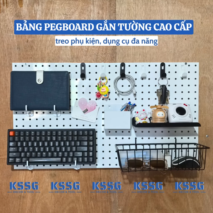 BẢNG PEGBOARD KIM LOẠI DECOR GIÁ TỐT TẬN XƯỞNG