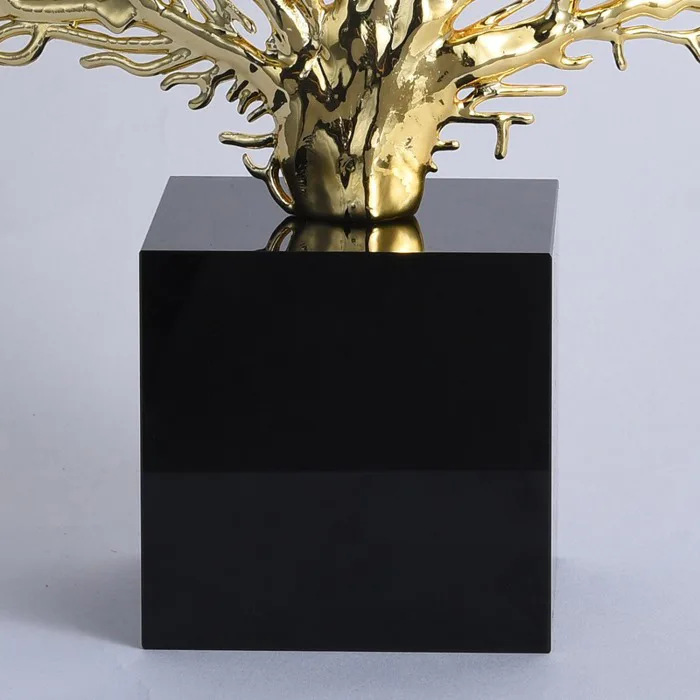 Mô Hình Cây Kim Loại Decor Phòng Trang Trí Sang Trọng