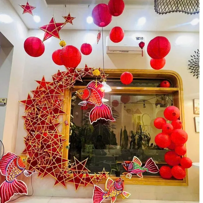 Combo Sét phụ kiện decor quán cafe quán nước Trung Thu Combo Sét phụ kiện decor quán cafe quán nước Trung Thu