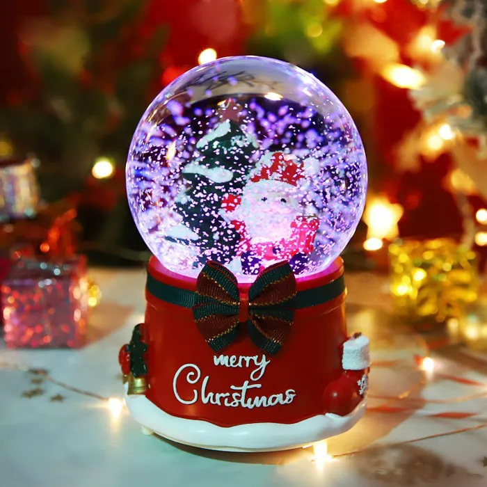 Quả cầu tuyết hình ông già noel nhiều mẫu nhiều kích thước phù hợp tặng quà  giáng sinh năm mới Phuong decor