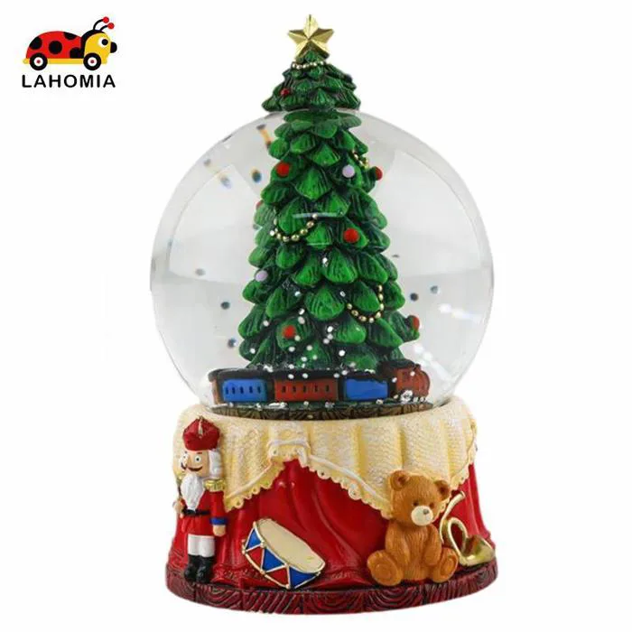 Thủy Tinh Quả Cầu Tuyết Bông Tuyết Quả Cầu Tuyết Xmas Hình Để Bàn Trang Trí  Nhà Trang Trí