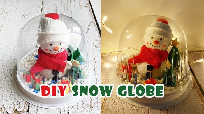 Cách Làm Quả Cầu Tuyết Giáng Sinh - DIY Christmas Snow Globe | Cách Làm Đồ  Trang Trí Giáng Sinh