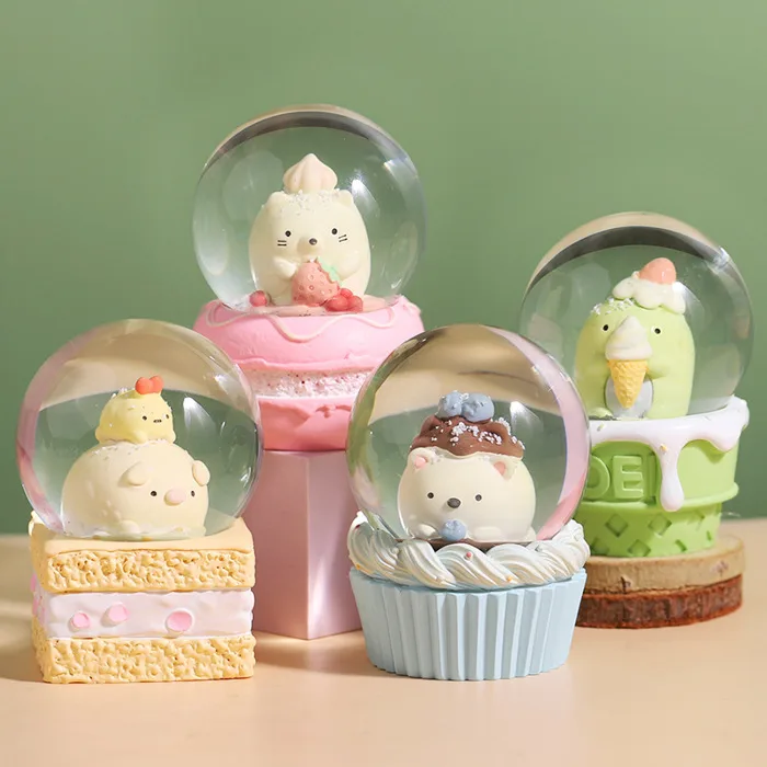 Quả Cầu Tuyết Bánh Ngọt Hình Động Vật Cute