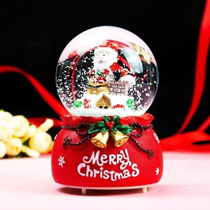 Quả cầu tuyết hình ông già noel nhiều mẫu nhiều kích thước phù hợp tặng quà  giáng sinh năm mới Phuong decor