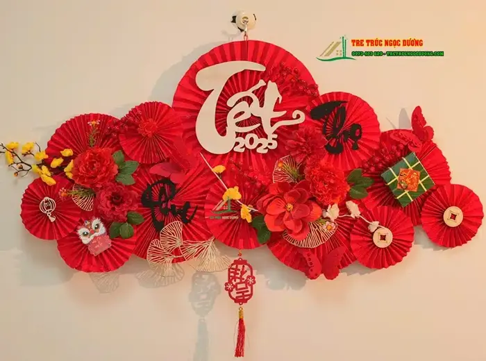 Quạt Trang Trí Tết Trong Decor Xuân – Tuyệt Chiêu Bố Trí Không Gian Truyền  Thống Đón Tết Viên Mãn - Tre trúc Ngọc Dương