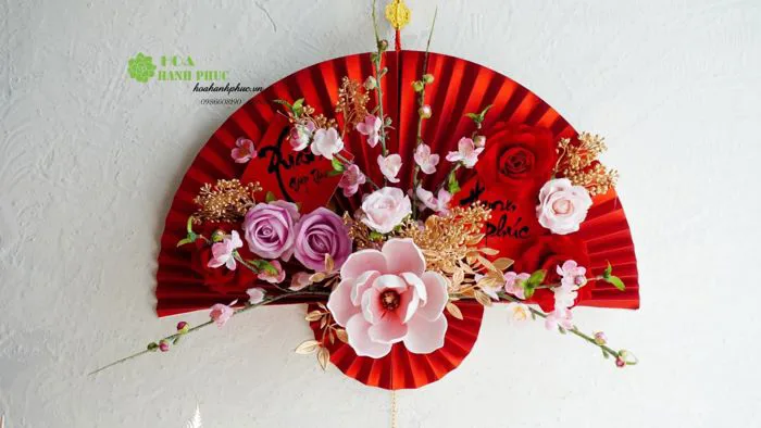 Hoa Hạnh Phúc - Địa Chỉ Sỉ Giấy Gấp Quạt và Quạt Giấy Decor Hoa Ngày Tết Uy  Tín