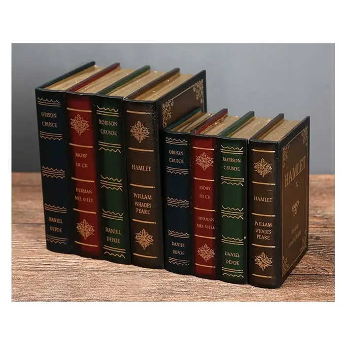 Sách giả cổ điển trang trí nhà cửa chụp ảnh, Hộp sách gỗ decor vintage |  Lazada Việt Nam