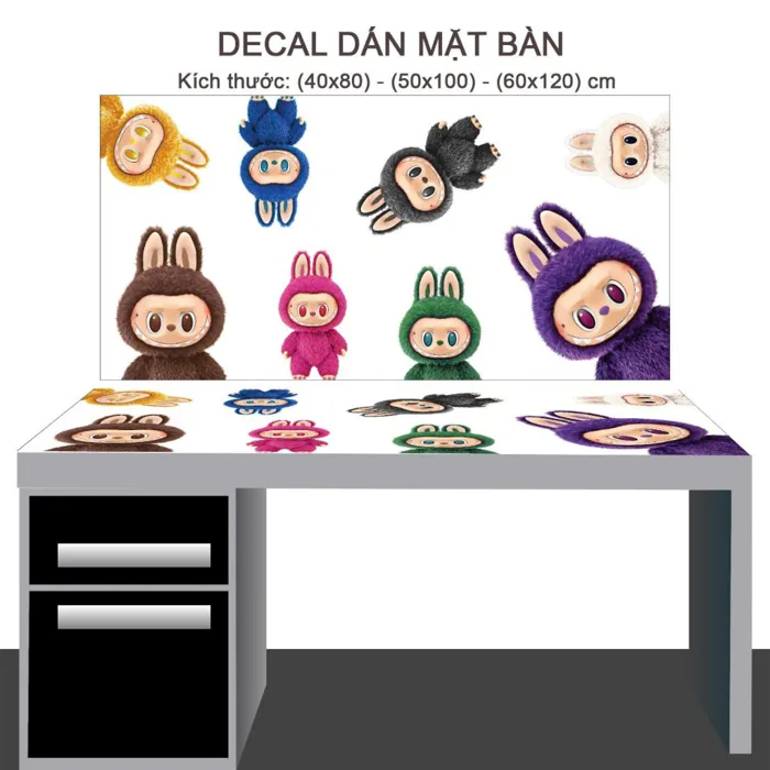 Decal dán bàn học trẻ em TỔNG HỢP NHIỀU MẪU