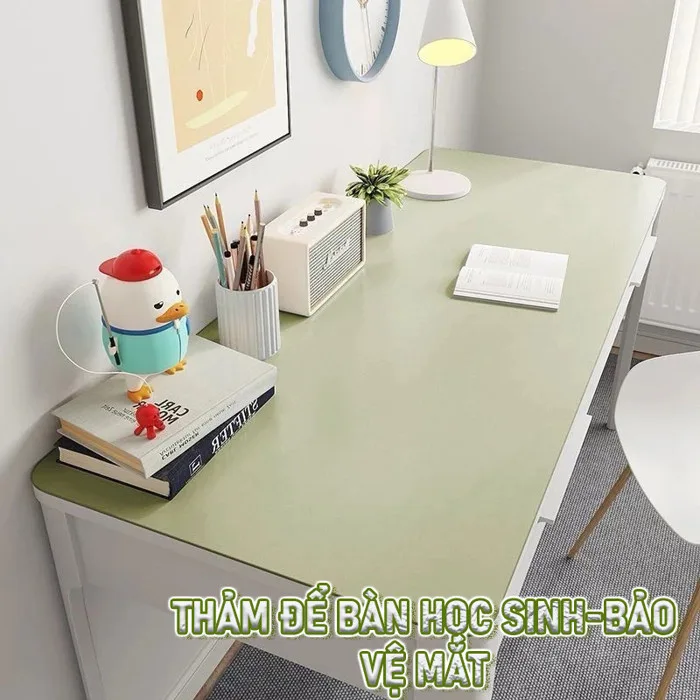 Tấm lót bàn chống thấm nước da thảm trải bàn sách học sinh,bảo vệ mắt,Chống  Dầu,Dễ lau chùi,Học sinh học